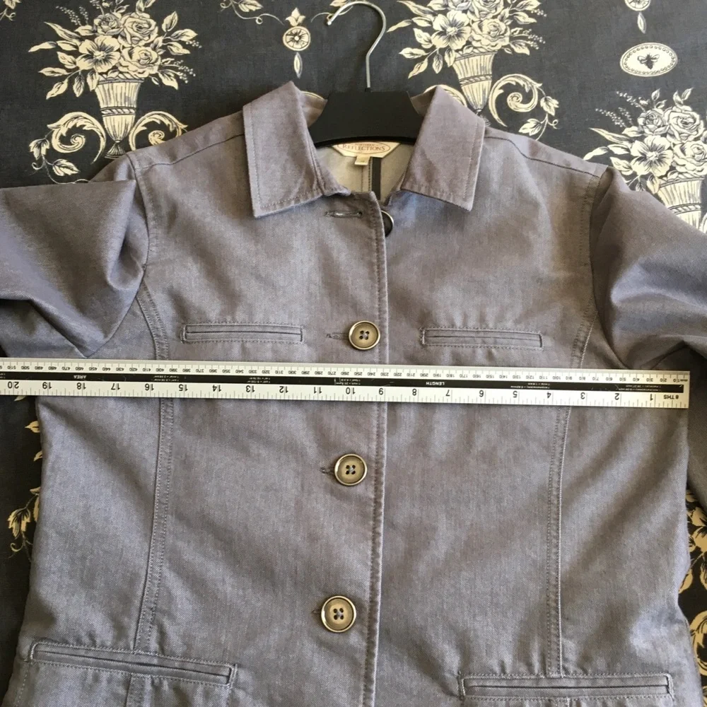 Northern Reflections Jean Style Tailored Dress / Casual Jacket Blazer Size M - Picture 11 of 16